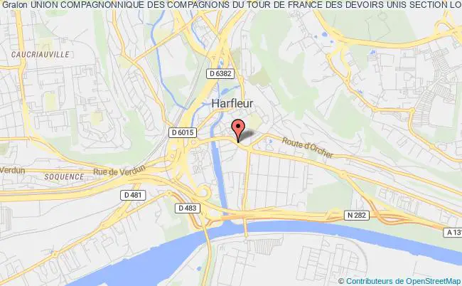 UNION COMPAGNONNIQUE DES COMPAGNONS DU TOUR DE FRANCE DES DEVOIRS UNIS SECTION LOCALE D'HARFLEUR