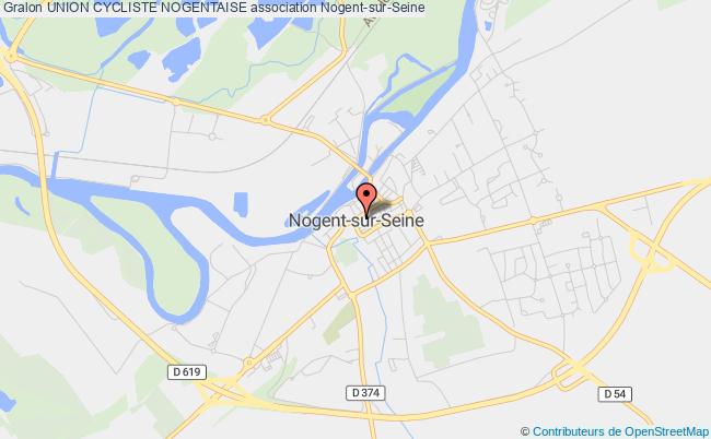 plan association Union Cycliste Nogentaise Nogent-sur-Seine