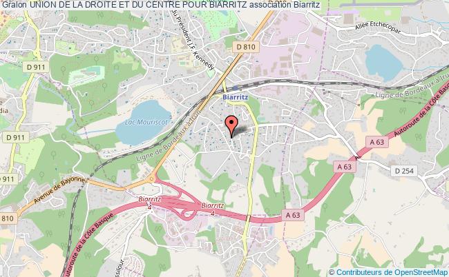 plan association Union De La Droite Et Du Centre Pour Biarritz Biarritz