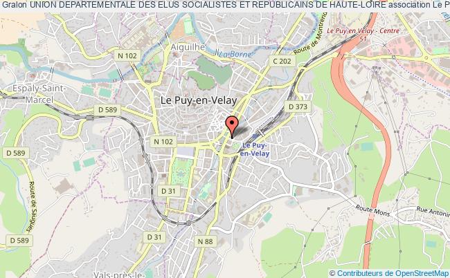plan association Union Departementale Des Elus Socialistes Et Republicains De Haute-loire Le    Puy-en-Velay