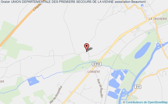plan association Union Departementale Des Premiers Secours De La Vienne Beaumont