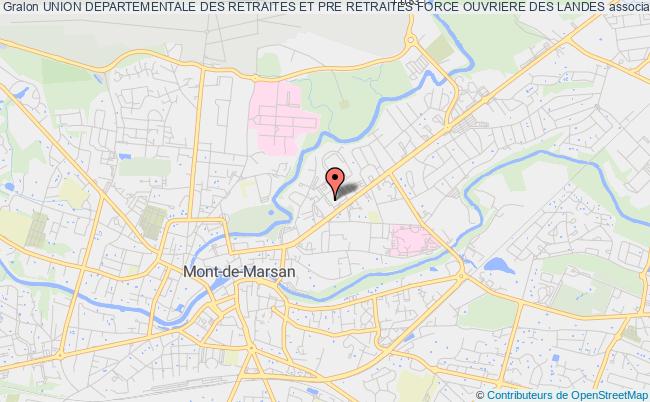 UNION DEPARTEMENTALE DES RETRAITES ET PRE RETRAITES FORCE OUVRIERE DES LANDES