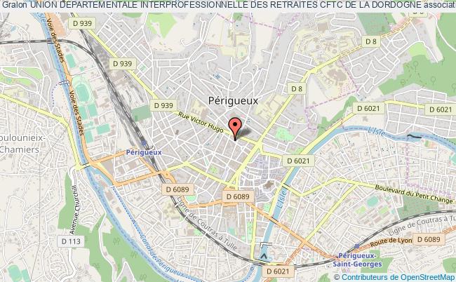 plan association Union Departementale Interprofessionnelle Des Retraites Cftc De La Dordogne Périgueux