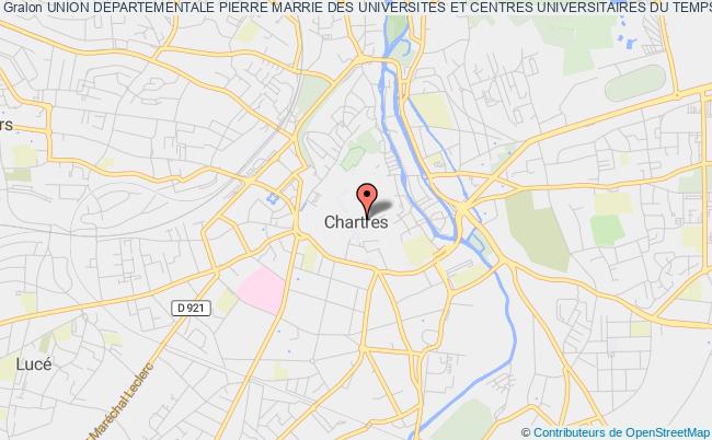 plan association Union Departementale Pierre Marrie Des Universites Et Centres Universitaires Du Temps Libre D'eure Et Loir Chartres