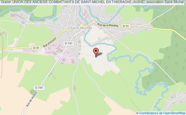 plan association Union Des Anciens Combattants De Saint-michel En Thierache (aisne) Saint-Michel