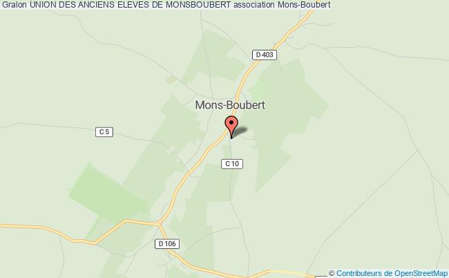 plan association Union Des Anciens Eleves De Monsboubert Mons-Boubert