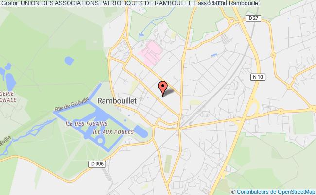 plan association Union Des Associations Patriotiques De Rambouillet Rambouillet