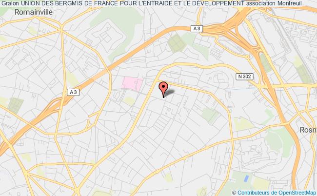 plan association Union Des Bergmis De France Pour L'entraide Et Le DÉveloppement Montreuil
