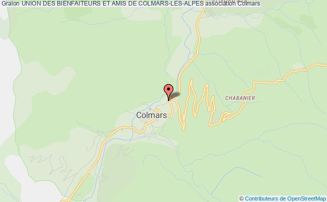 UNION DES BIENFAITEURS ET AMIS DE COLMARS-LES-ALPES