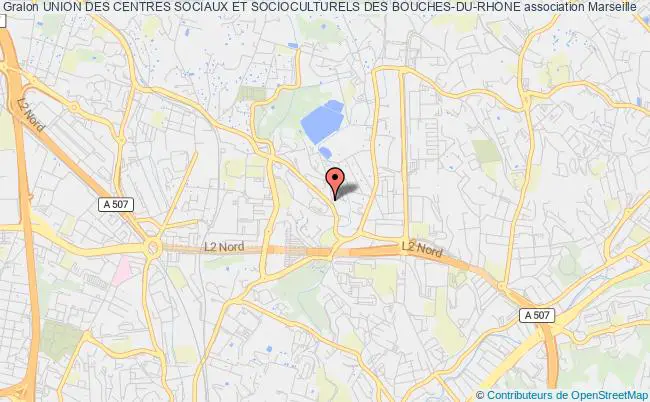 plan association Union Des Centres Sociaux Et Socioculturels Des Bouches-du-rhone Marseille 14