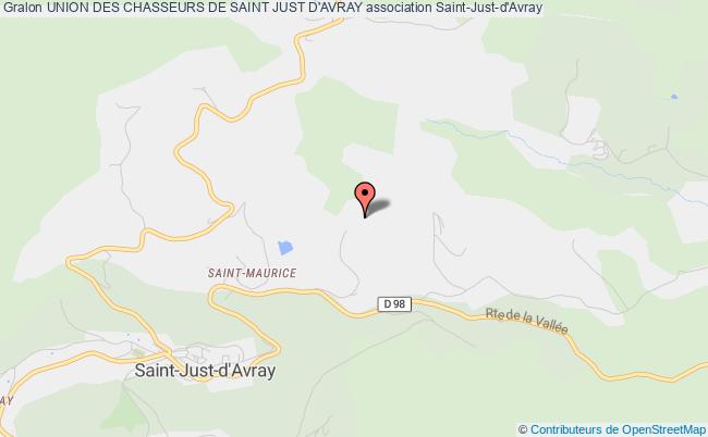 plan association Union Des Chasseurs De Saint Just D'avray Saint-Just-d'Avray