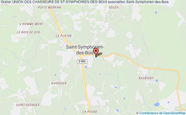 plan association Union Des Chasseurs De St-symphorien-des-bois Saint-Symphorien-des-Bois