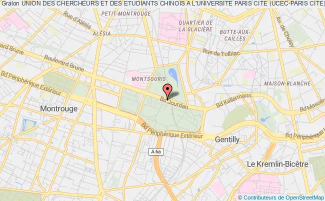 plan association Union Des Chercheurs Et Des Etudiants Chinois A L'universite Paris Diderot (ucec-paris Diderot) PARIS