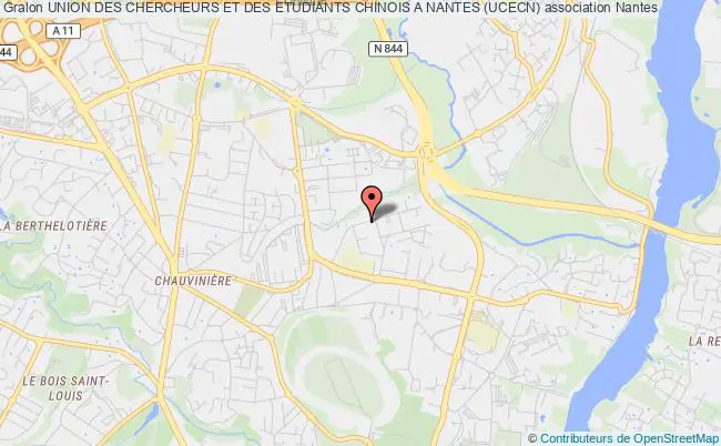 plan association Union Des Chercheurs Et Des Etudiants Chinois A Nantes (ucecn) Nantes