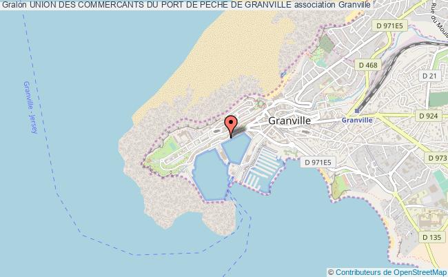 plan association Union Des Commercants Du Port De Peche De Granville Granville