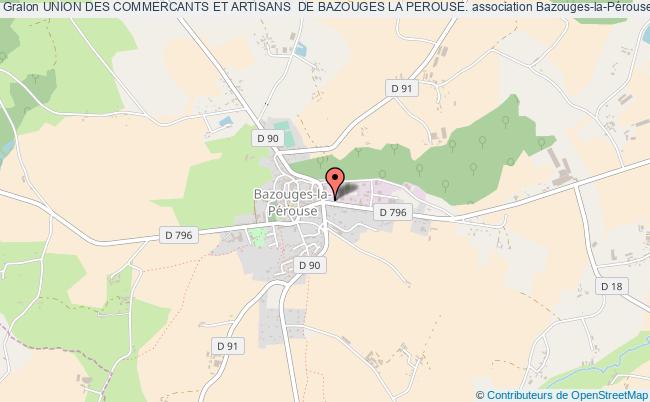 UNION DES COMMERCANTS ET ARTISANS  DE BAZOUGES LA PEROUSE.