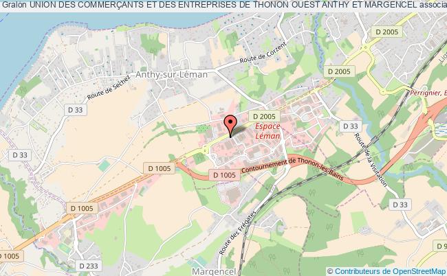 UNION DES COMMERÇANTS ET DES ENTREPRISES DE THONON OUEST ANTHY ET MARGENCEL