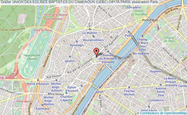 plan association Union Des Eglises Baptistes Du Cameroun (uebc) Dipita Paris Paris