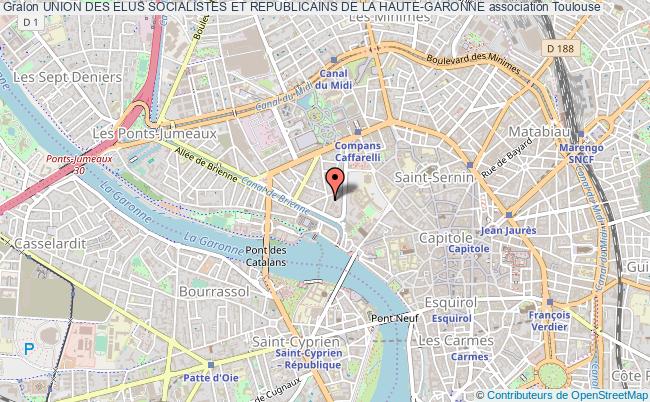 plan association Union Des Elus Socialistes Et Republicains De La Haute-garonne Toulouse