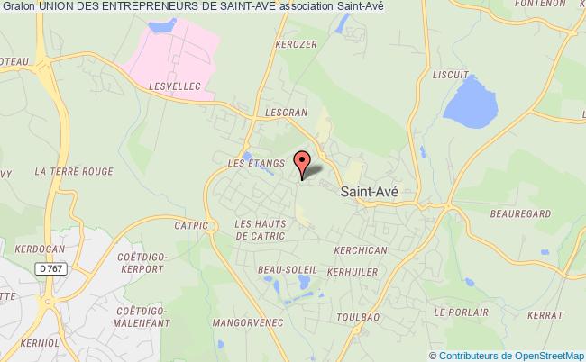 plan association Union Des Entrepreneurs De Saint-ave Saint-Avé