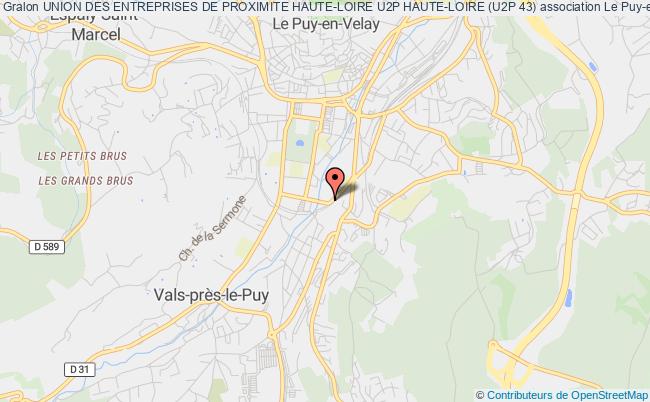 plan association Union Des Entreprises De Proximite Haute-loire U2p Haute-loire (u2p 43) Le    Puy-en-Velay