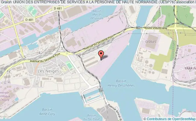 plan association Union Des Entreprises De Services A La Personne De Haute Normandie (uesp76) Le    Havre