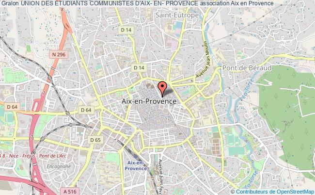 plan association Union Des Etudiants Communistes D'aix- En- Provence Aix-en-Provence