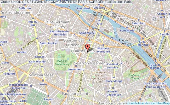 plan association Union Des Etudiants Communistes De Paris-sorbonne Paris