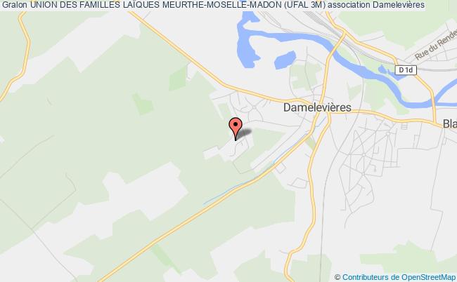 plan association Union Des Familles LaÏques Meurthe-moselle-madon (ufal 3m) Damelevières