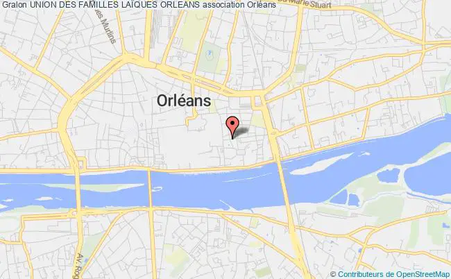 plan association Union Des Familles LaÏques Orleans Orléans