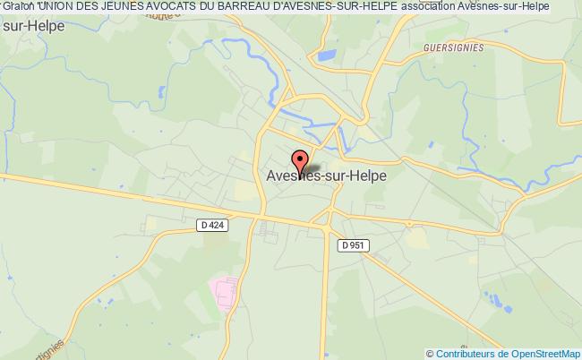 plan association Union Des Jeunes Avocats Du Barreau D'avesnes-sur-helpe Avesnes-sur-Helpe