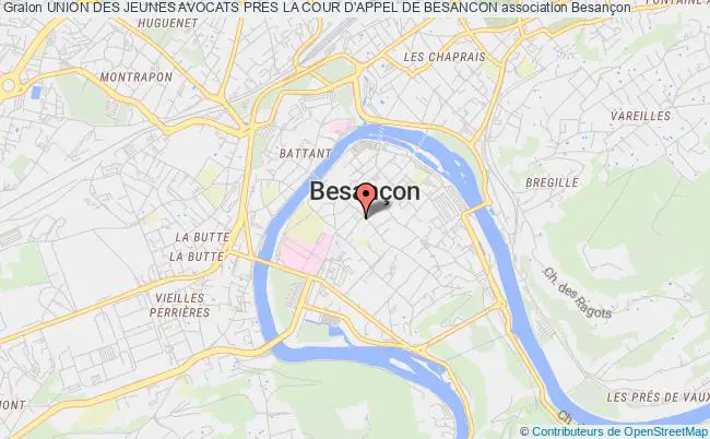 plan association Union Des Jeunes Avocats Pres La Cour D'appel De Besancon Besançon