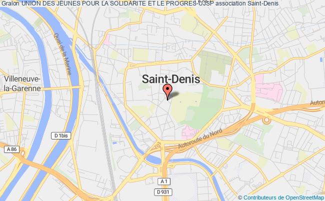 plan association Union Des Jeunes Pour La Solidarite Et Le Progres-ujsp Saint-Denis