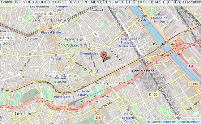 plan association Union Des Jeunes Pour Le Developpement, L'entraide Et De La Solidarite (ujdes) Paris