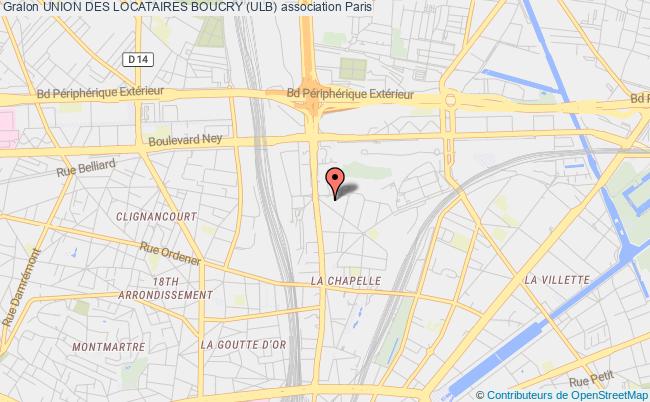 plan association Union Des Locataires Boucry (ulb) Paris