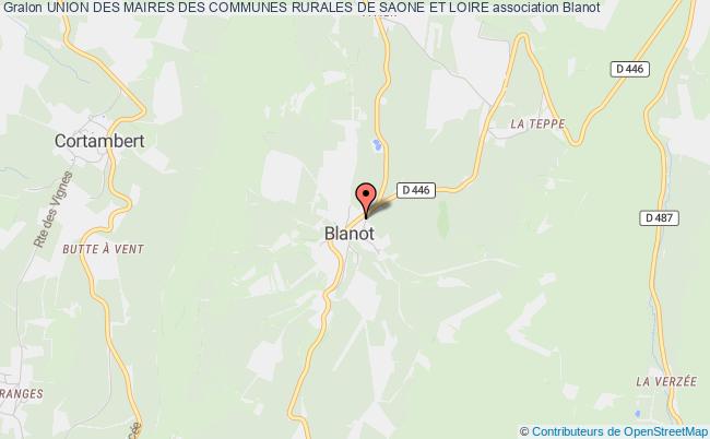 plan association Union Des Maires Des Communes Rurales De Saone Et Loire Blanot