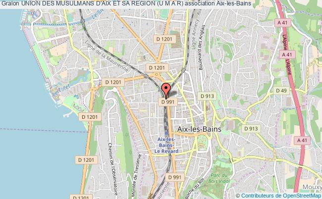 plan association Union Des Musulmans D'aix Et Sa Region (u M A R) Aix-les-Bains