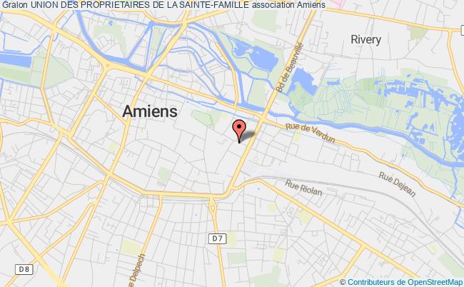 plan association Union Des Proprietaires De La Sainte-famille Amiens