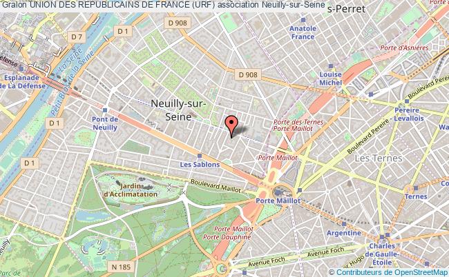 plan association Union Des Republicains De France (urf) Neuilly-sur-Seine