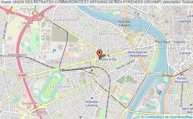 plan association Union Des Retraites Commercants Et Artisans De Midi-pyrenees (urcamp) Toulouse