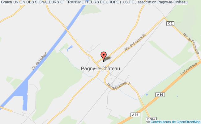 plan association Union Des Signaleurs Et Transmetteurs D'europe (u.s.t.e.) Pagny-le-Château