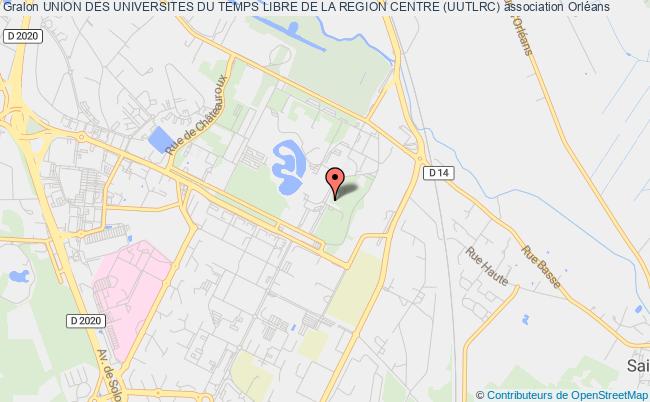 plan association Union Des Universites Du Temps Libre De La Region Centre (uutlrc) Orléans