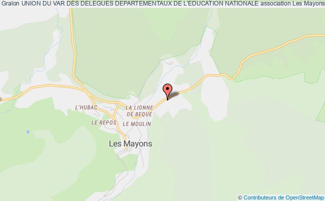 UNION DU VAR DES DELEGUES DEPARTEMENTAUX DE L'EDUCATION NATIONALE