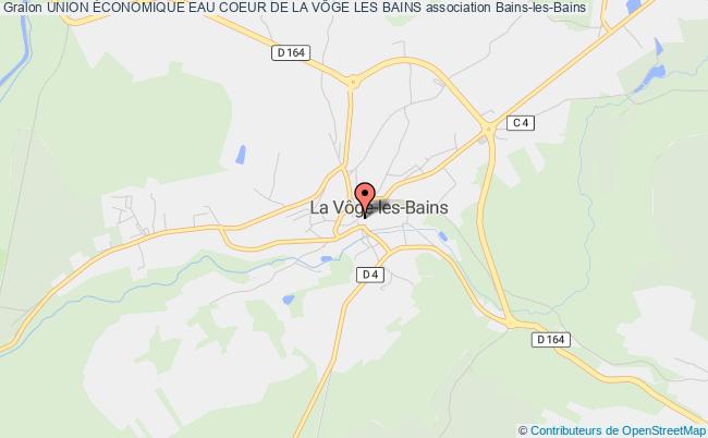 plan association Union Économique Eau Coeur De La VÔge Les Bains La Vôge-les-Bains