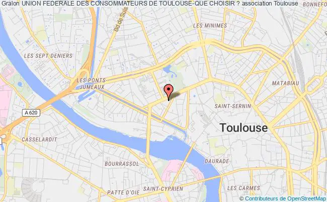 plan association Union Federale Des Consommateurs De Toulouse-que Choisir ? Toulouse cedex 6