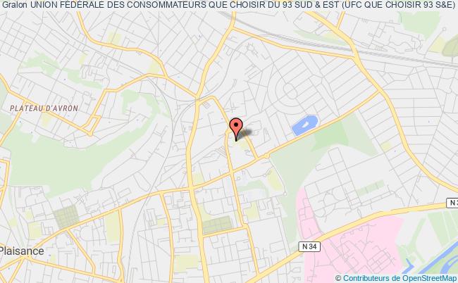 plan association Union FÉdÉrale Des Consommateurs Que Choisir Du 93 Sud & Est (ufc Que Choisir 93 S&e) Neuilly-sur-Marne