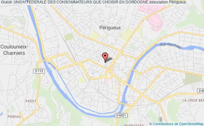 plan association Union Federale Des Consommateurs Que Choisir En Dordogne Périgueux