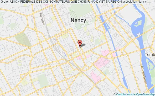 plan association Union Federale Des Consommateurs Que Choisir Nancy Et Sa Region Nancy