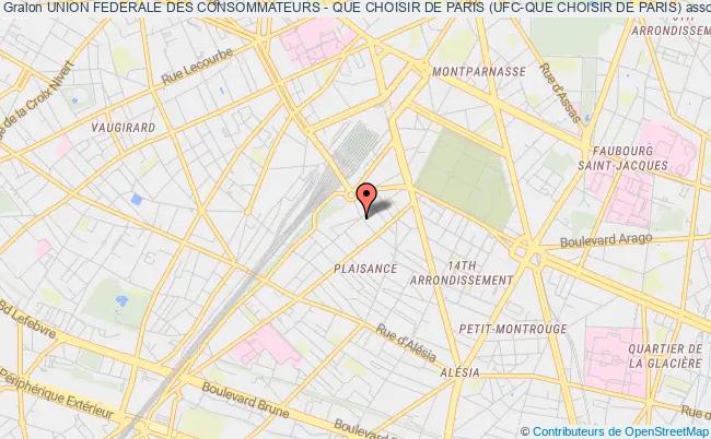 plan association Union Federale Des Consommateurs Que Choisir Paris Ouest - Ufc Que Choisir Paris Ouest Paris