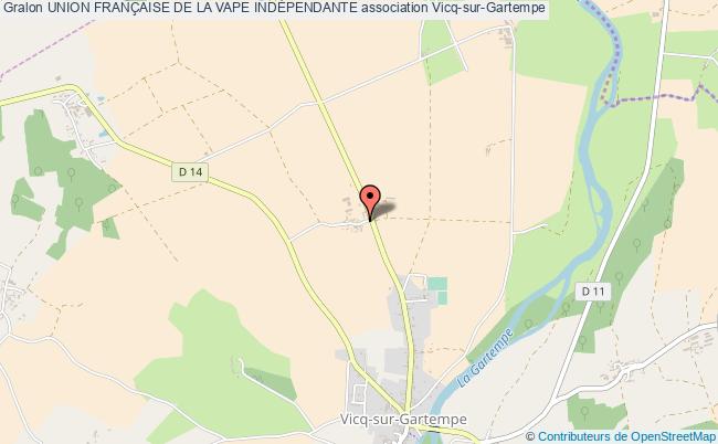 plan association Union FranÇaise De La Vape IndÉpendante Vicq-sur-Gartempe